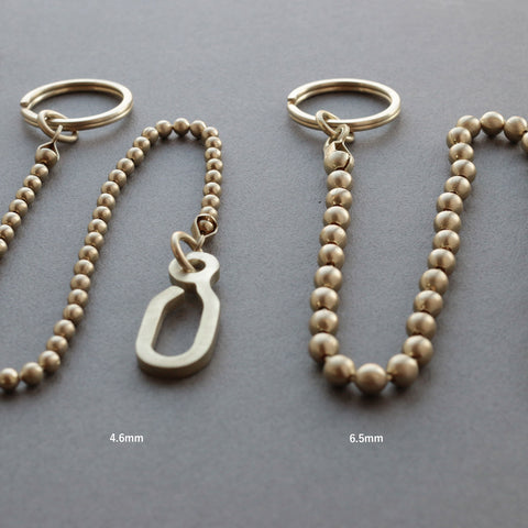 ショート ブラス ウォレット チェーン(6.5mm) | Short brass wallet chain 6.5mm