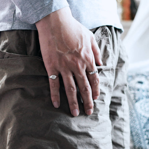 スリム シグネット リング | Slim signet ring