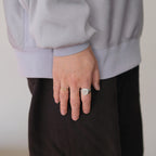 Dalmatian Japser Signet Ring