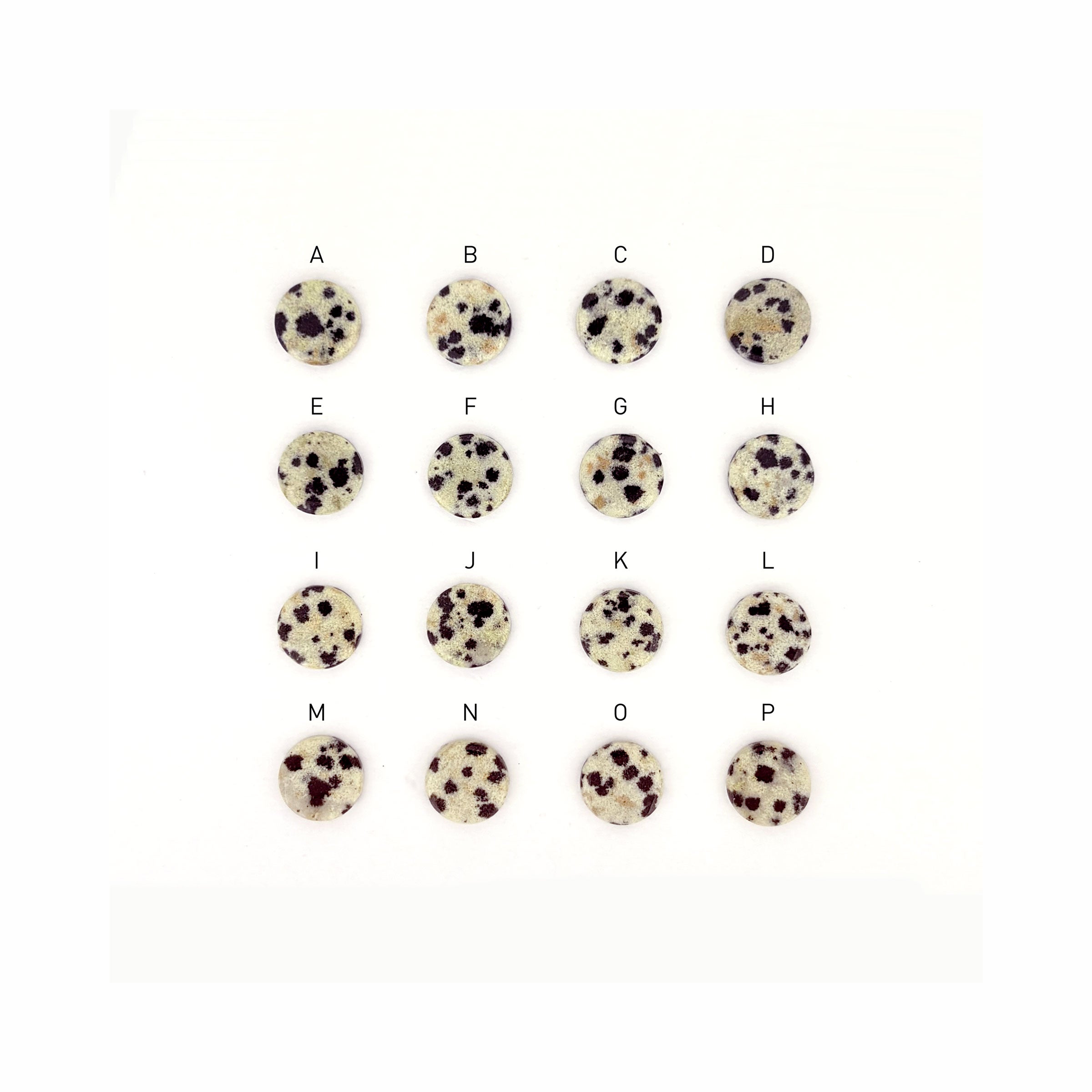 スリム ダルメシアン ジャスパー シグネット リング