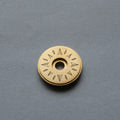 Compass Rose Bar End Caps - Brass