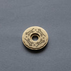 Tiger Bar End Caps- Brass