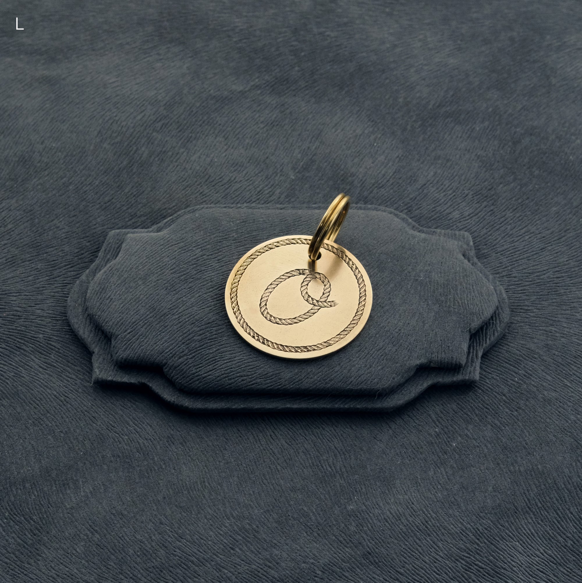 イニシャル迷子札 - ロープ | Initial Pet Tag - Rope