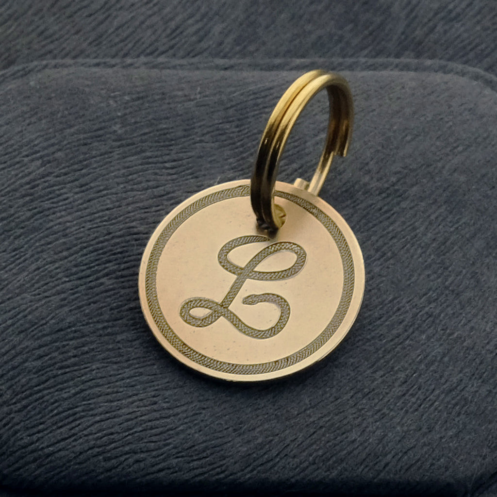 イニシャル迷子札 - スネーク | Initial Pet Tag - Snake