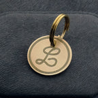 イニシャル迷子札 - スネーク | Initial Pet Tag - Snake