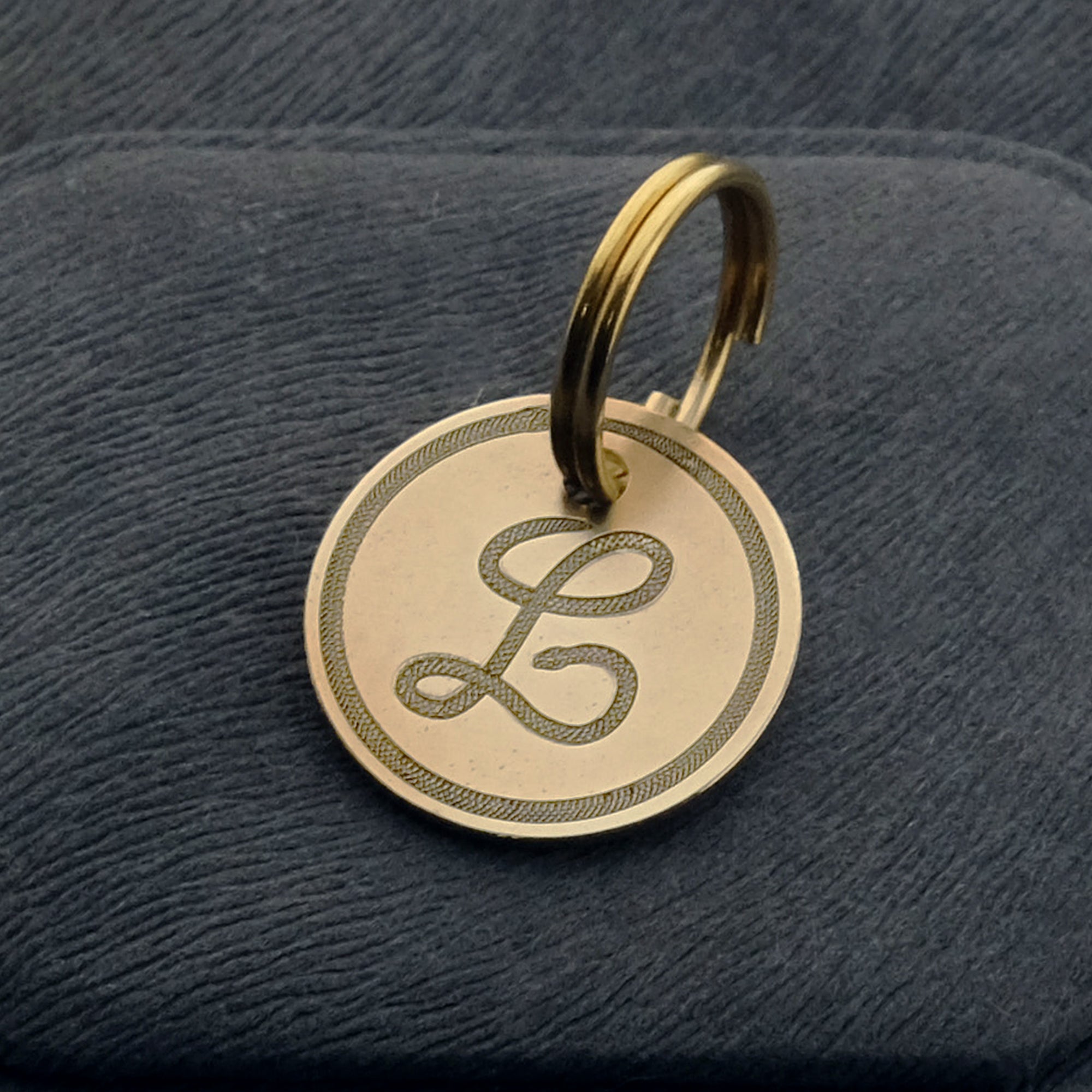 イニシャル迷子札 - スネーク | Initial Pet Tag - Snake