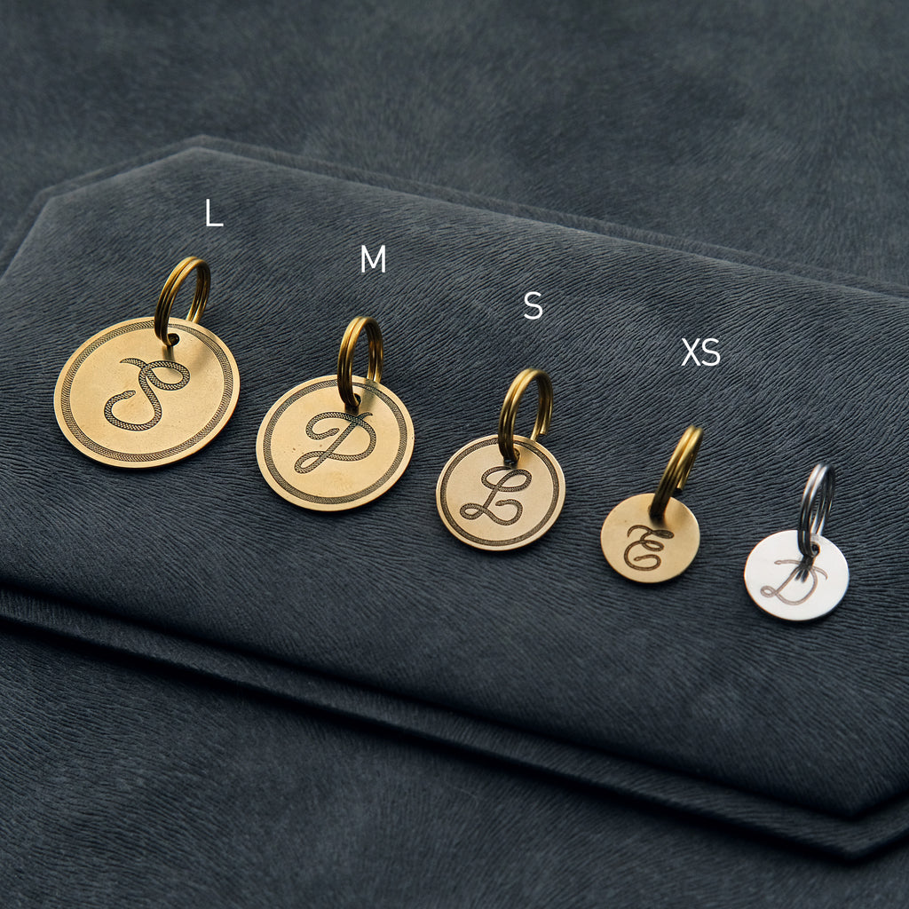 イニシャル迷子札 - スネーク | Initial Pet Tag - Snake