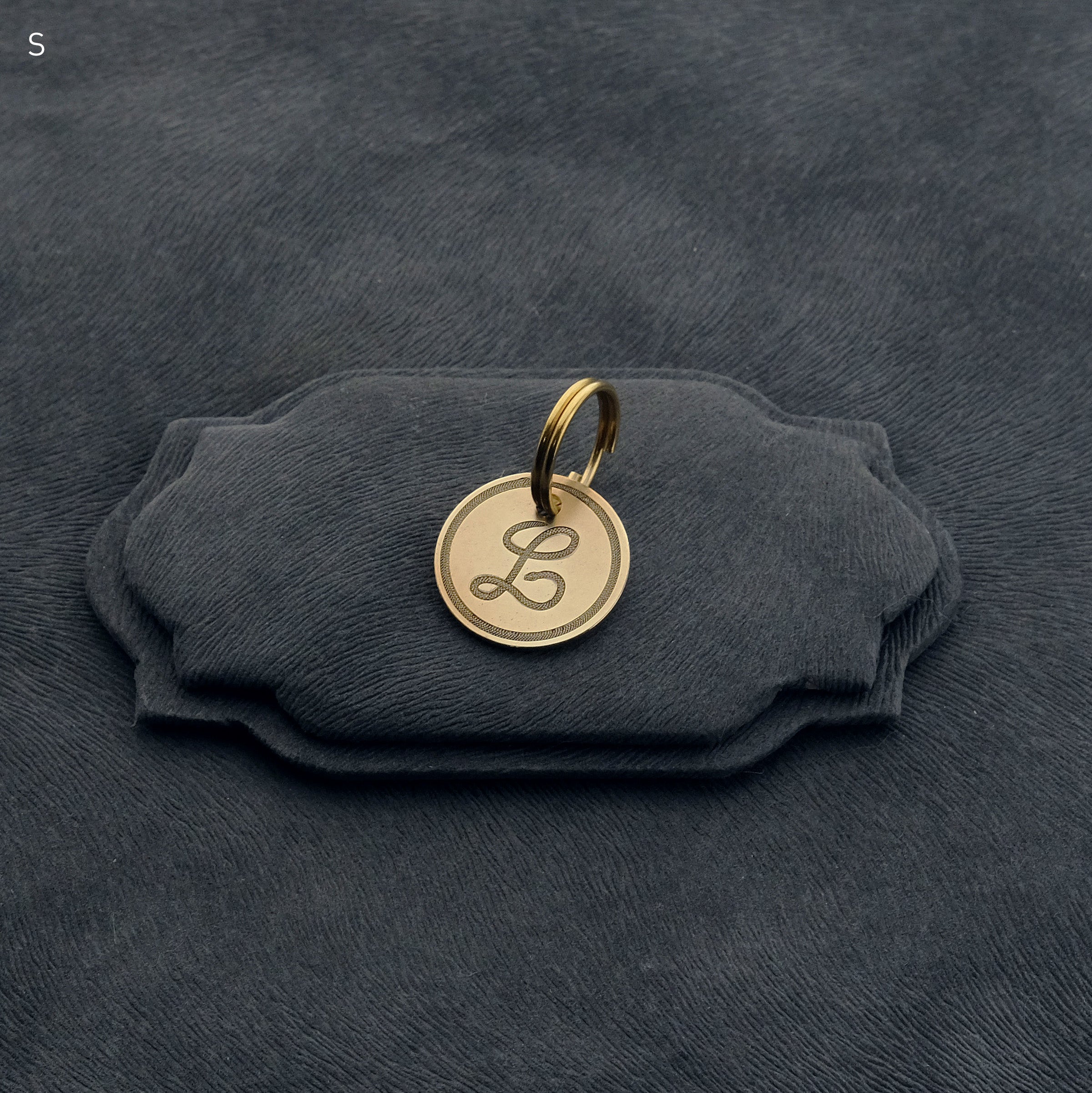 スネーク・イニシャル・ペットタグ（迷子札）