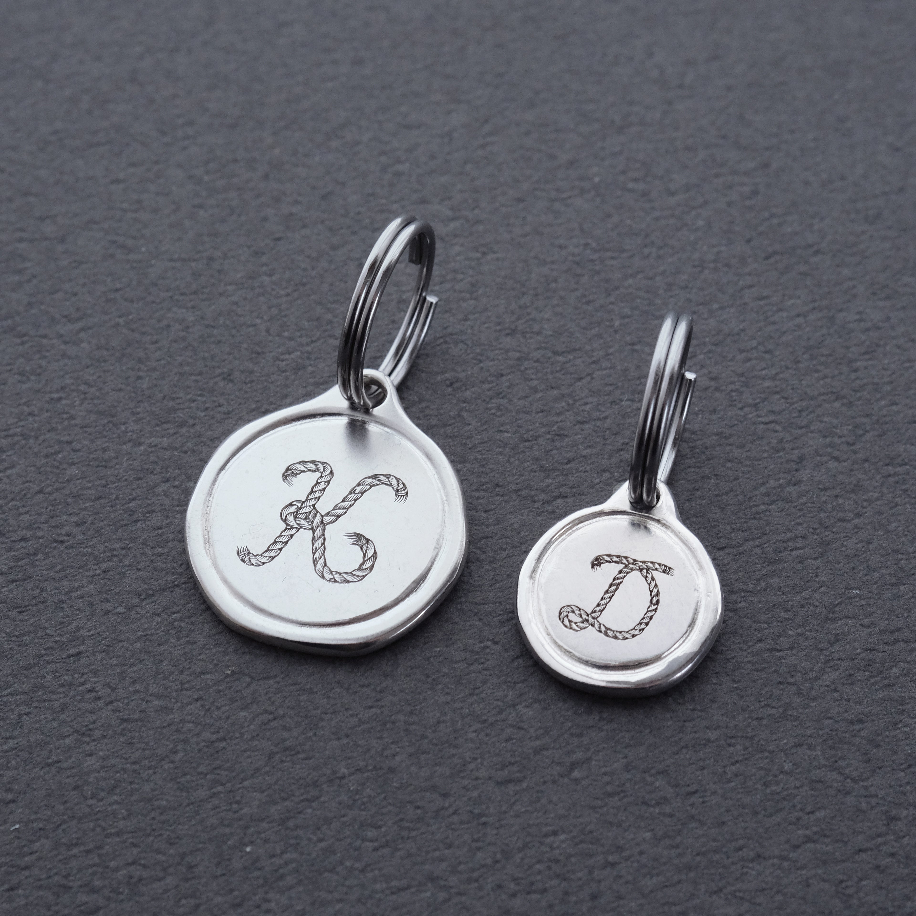 ワックス シール イニシャル 迷子札 | Wax Seal Initial Pet Tag