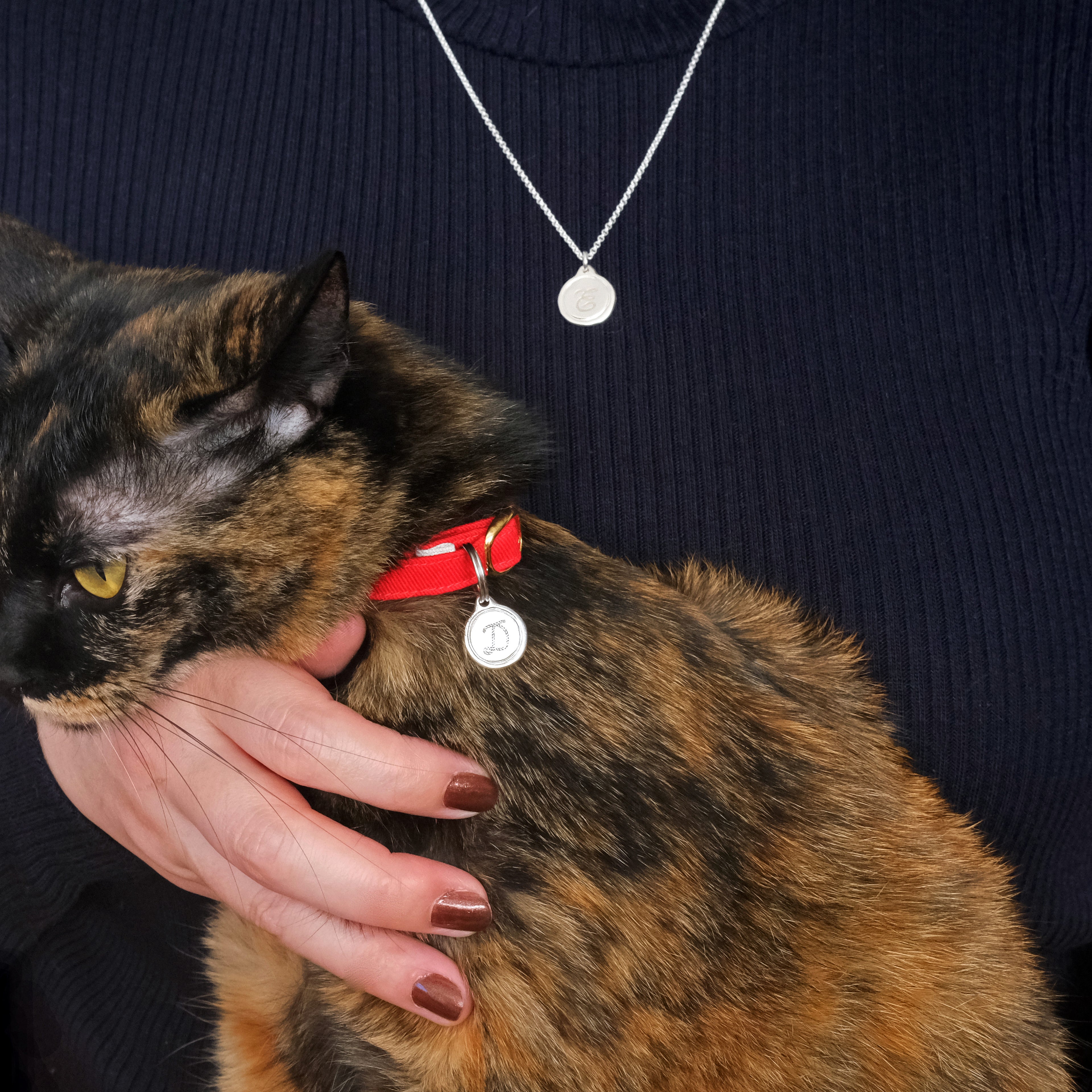 ワックス シール イニシャル 迷子札