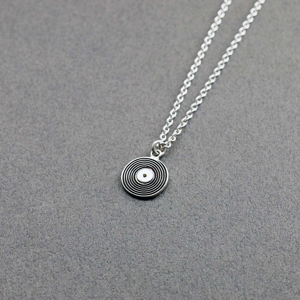 レコード ネックレス S | Vinyl record necklace S