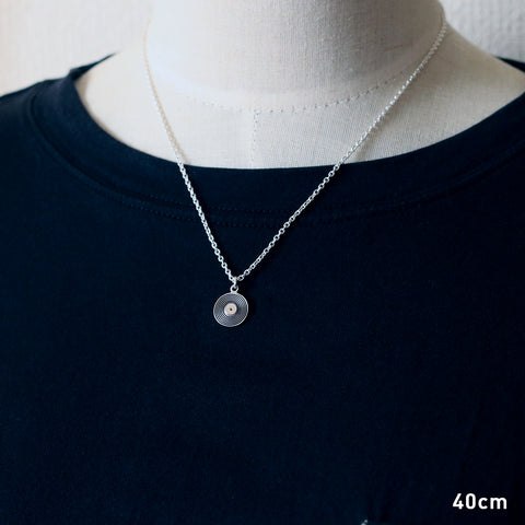 レコード ネックレス S | Vinyl record necklace S