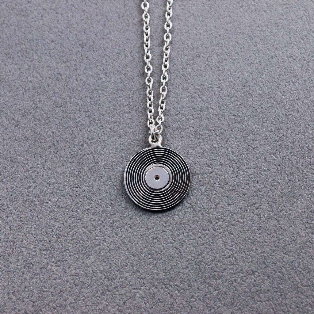 レコード ネックレス L | Vinyl record necklace L