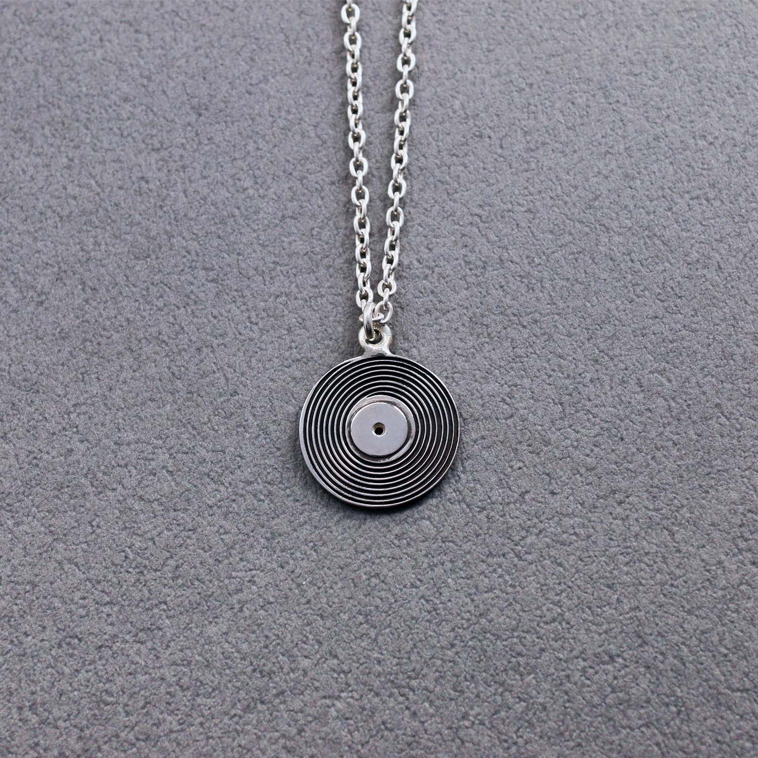 Vinyl Record Necklace L
