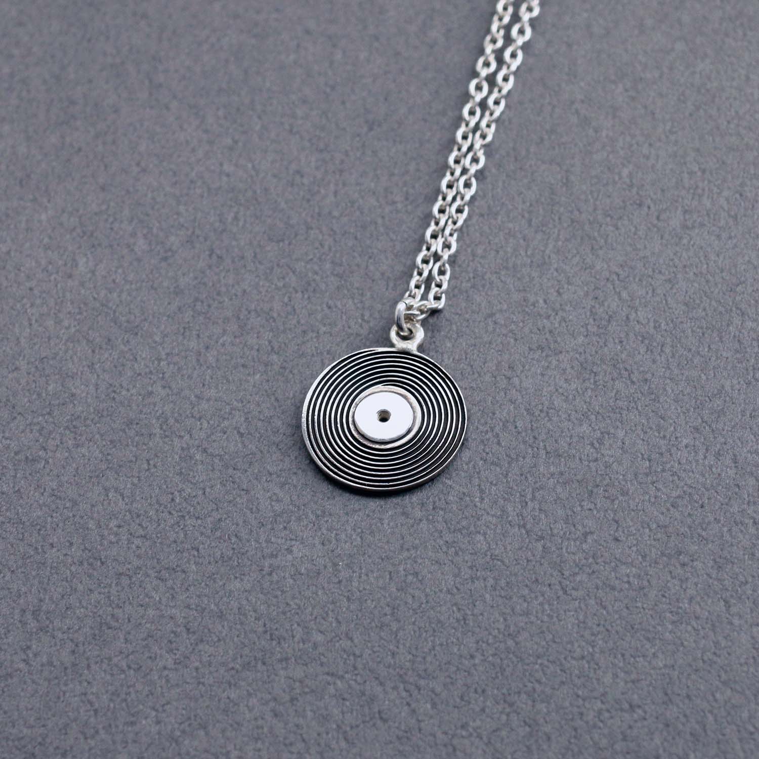 Vinyl Record Necklace L