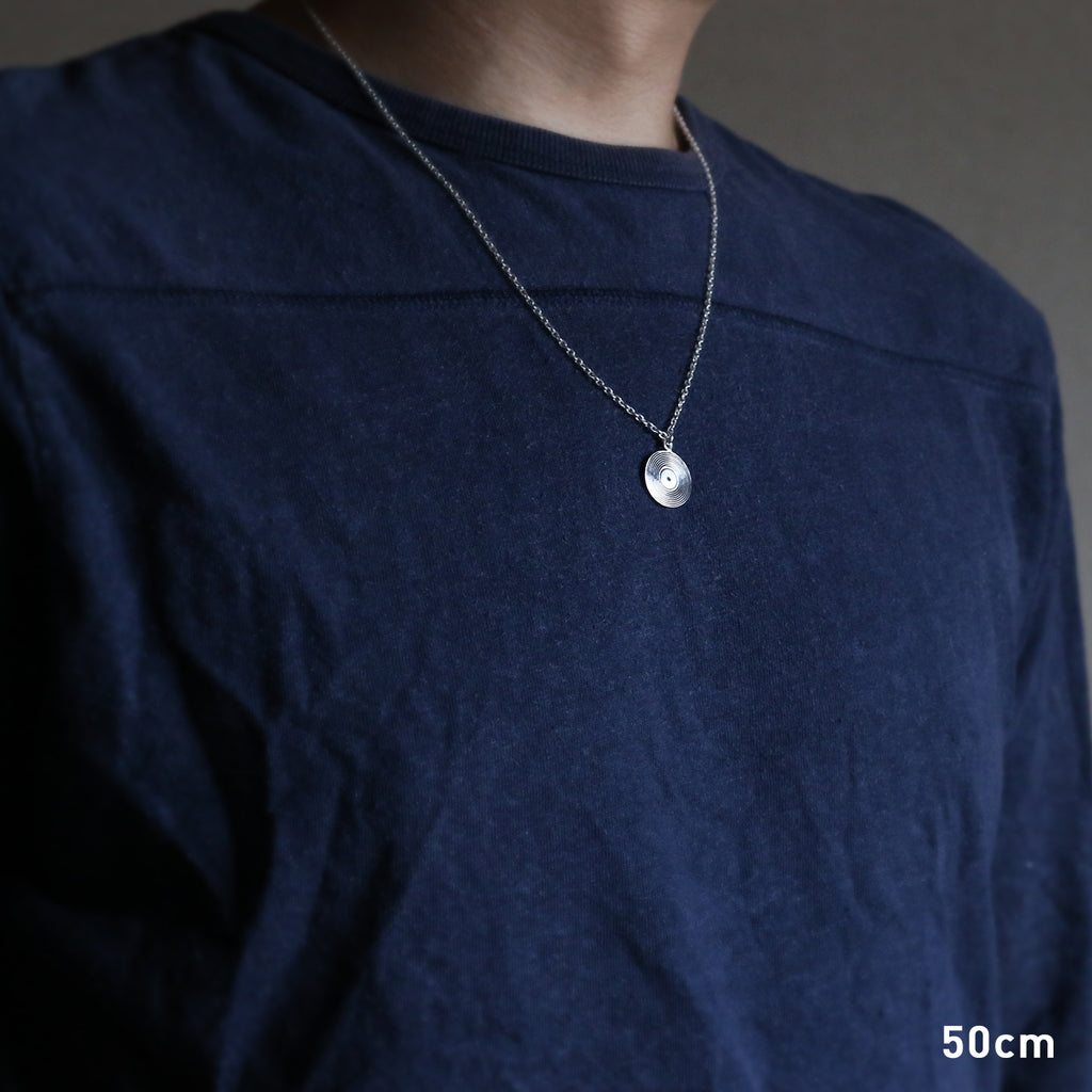 レコード ネックレス L | Vinyl record necklace L