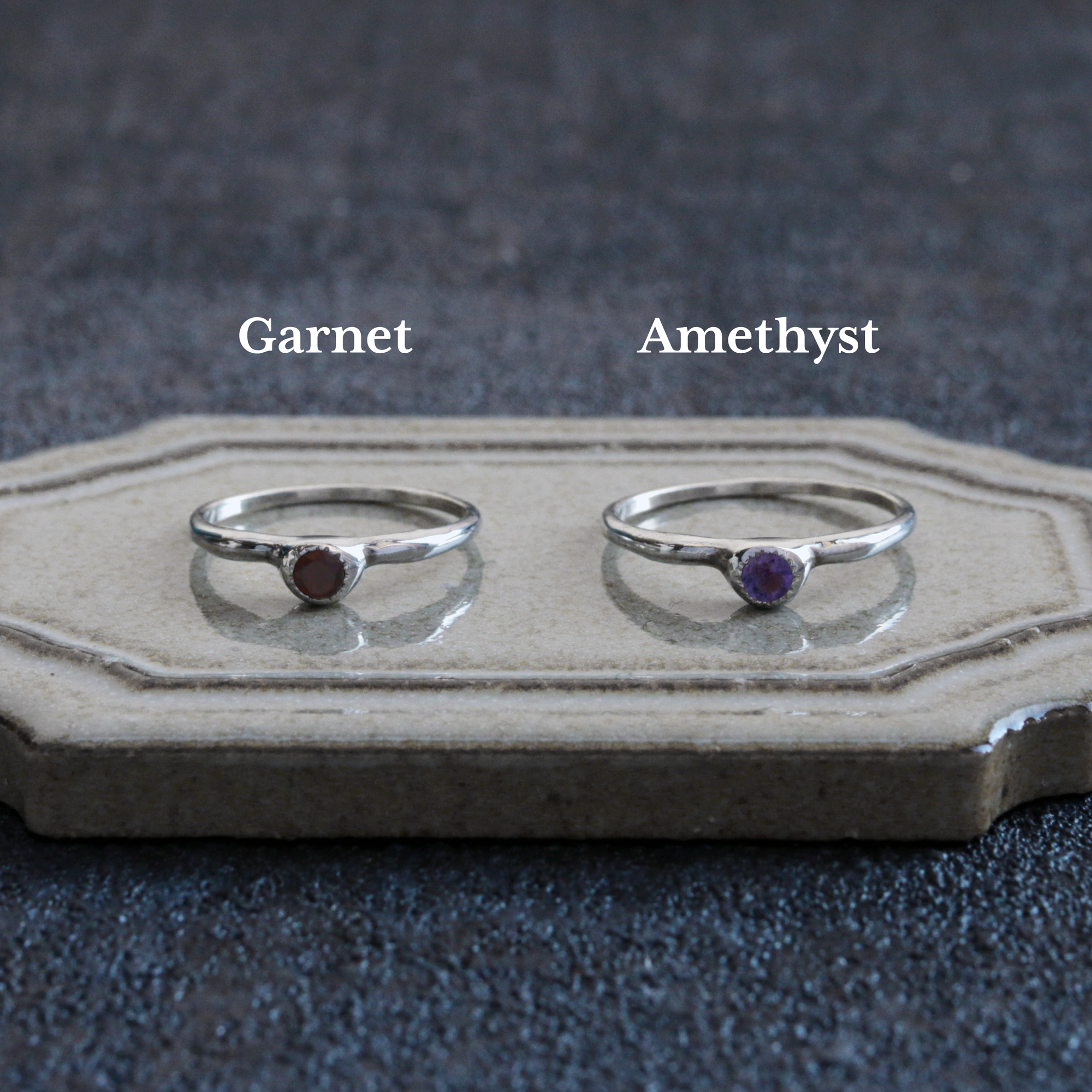 Curvy Stone Ring | Curvy Stone Ring