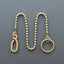 ショート ブラス ウォレット チェーン（4.6mm） | Short brass wallet chain 4.6mm