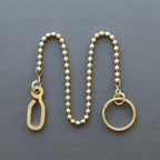 Short Brass Wallet Chain (4.6Mm)