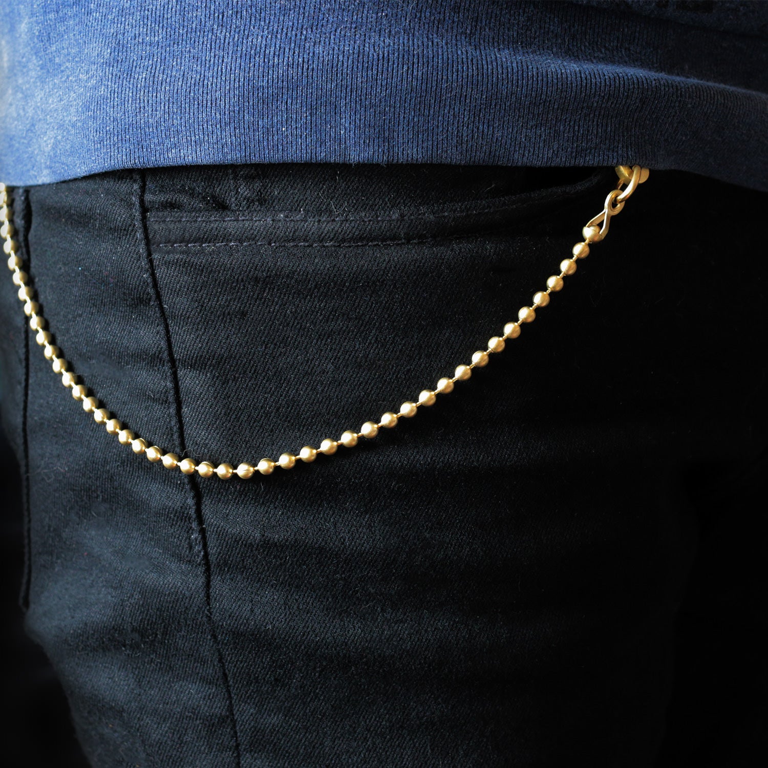 ショート ブラス ウォレット チェーン（4.6mm） | Short brass wallet chain 4.6mm