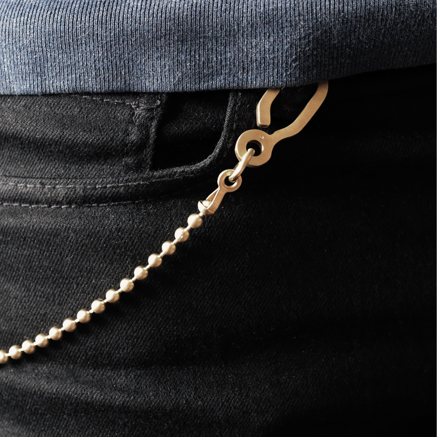 ショート ブラス ウォレット チェーン（4.6mm） | Short brass wallet chain 4.6mm