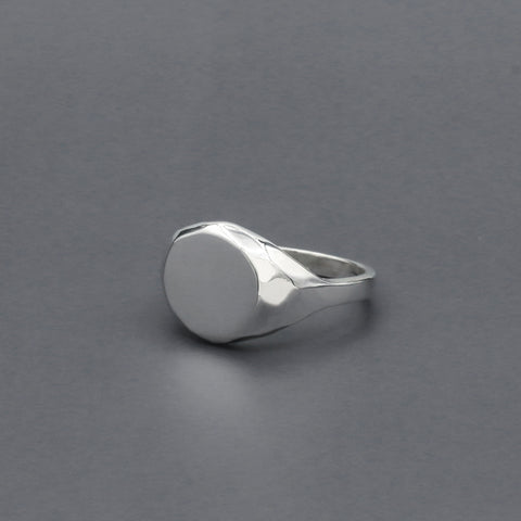 ファセット シグネット リング（22号） | Faceted signet ring #22