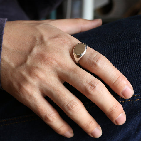 ファセット シグネット リング（22号） | Faceted signet ring #22