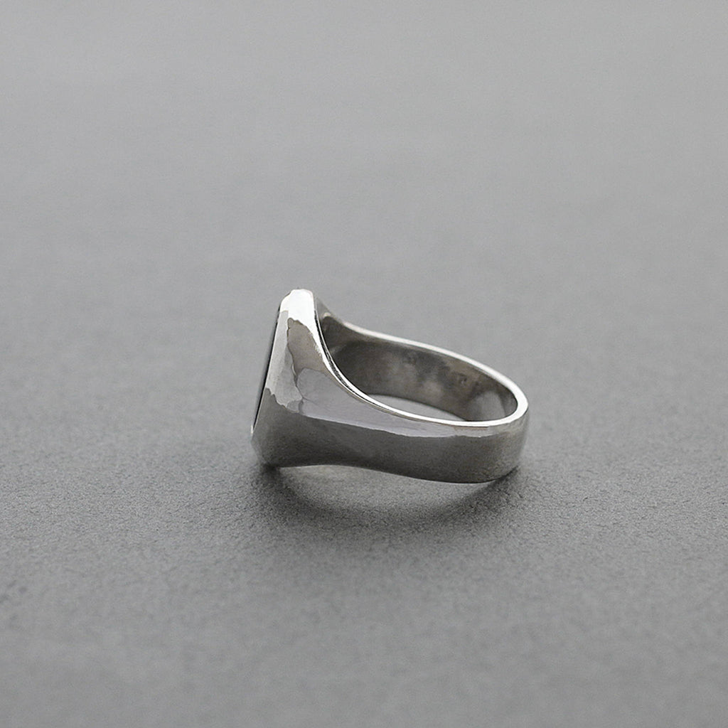 シグネット リング 07 - ブラック オニキス | Signet ring 07 - black onyx