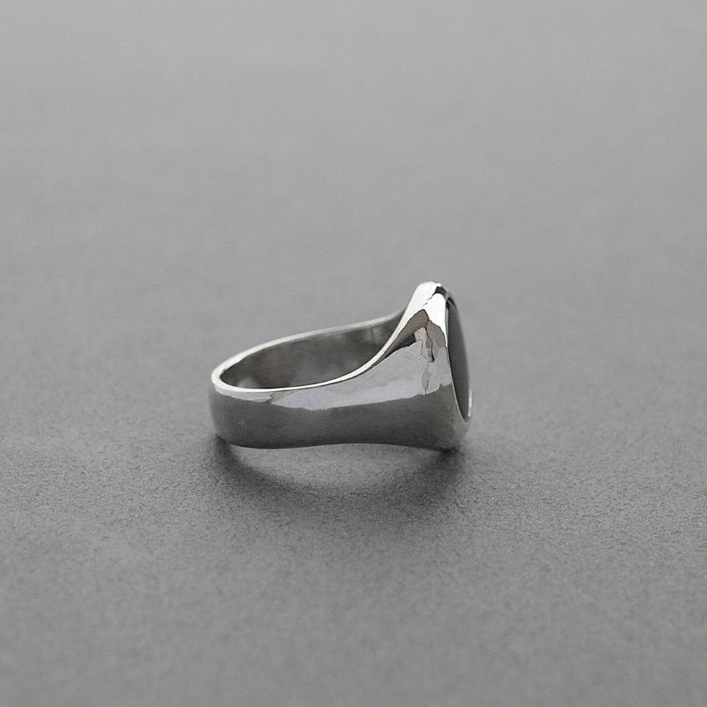 シグネット リング 07 - ブラック オニキス | Signet ring 07 - black onyx