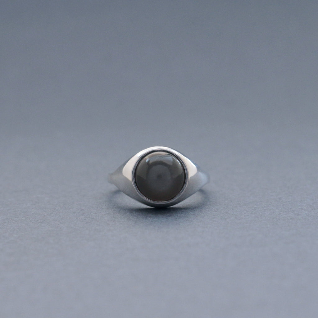 グレームーンストーン リング | Grey moonstone ring