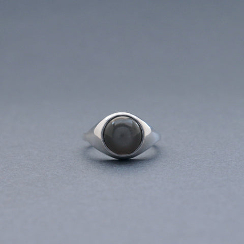 グレームーンストーン リング | Grey moonstone ring