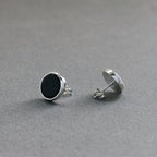 Black Onyx Stud Earring (Single Ear)