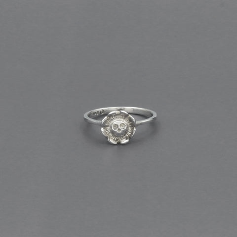 スカル アンド フラワー リング | Skull and flower ring