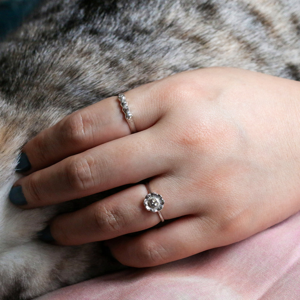 トゥー スカルズ リング | Two skulls ring