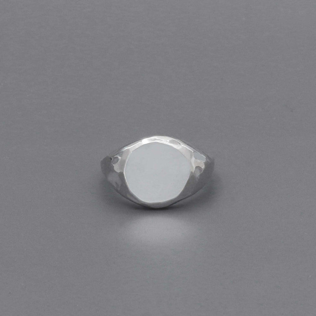 ファセット シグネット リング | Faceted signet ring