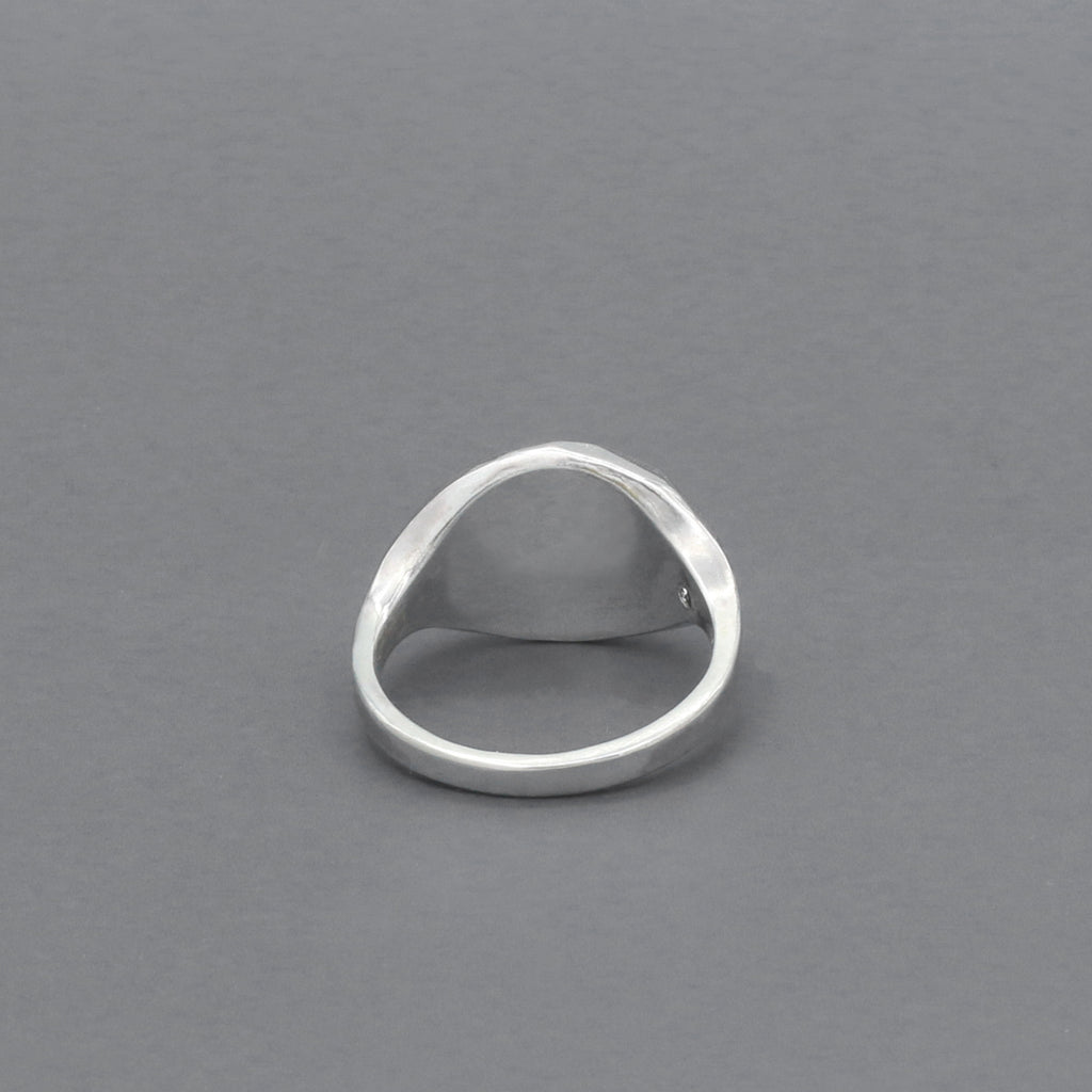 ファセット シグネット リング | Faceted signet ring