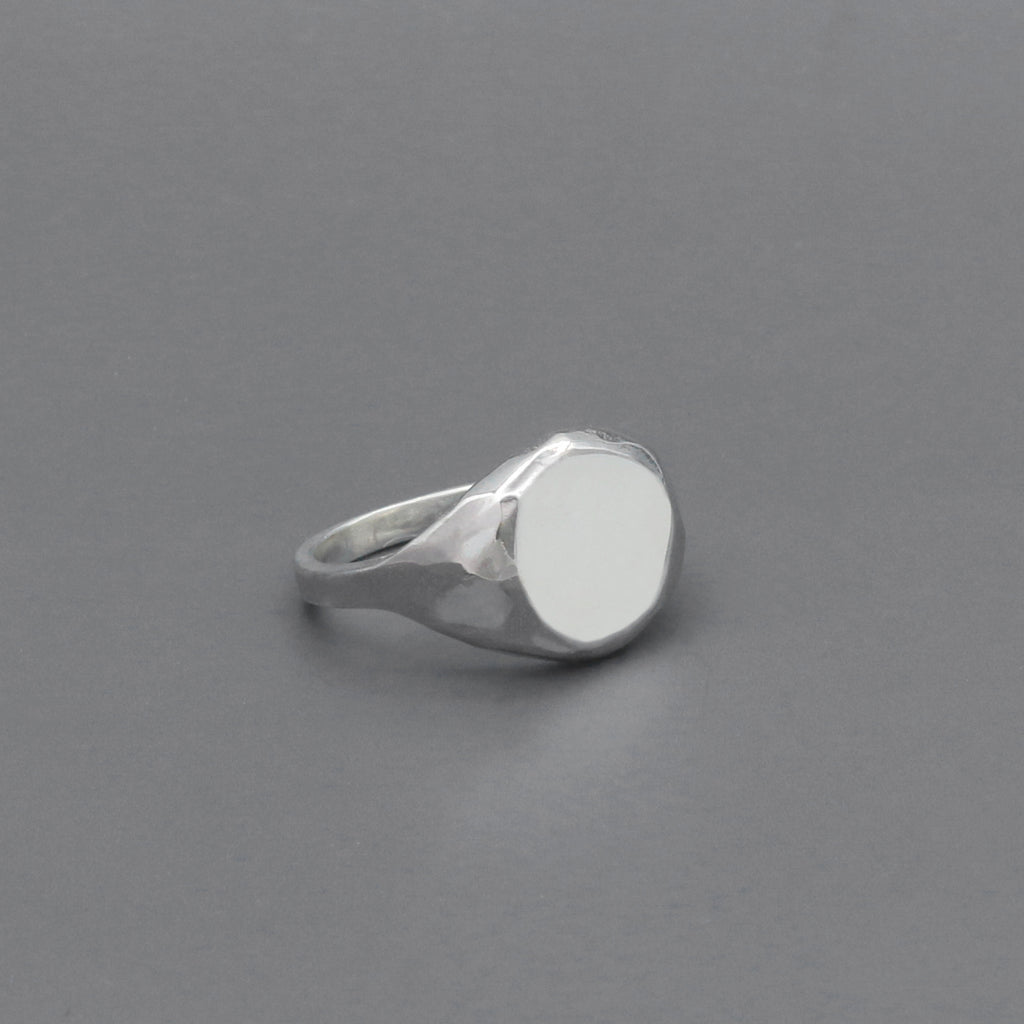 ファセット シグネット リング | Faceted signet ring