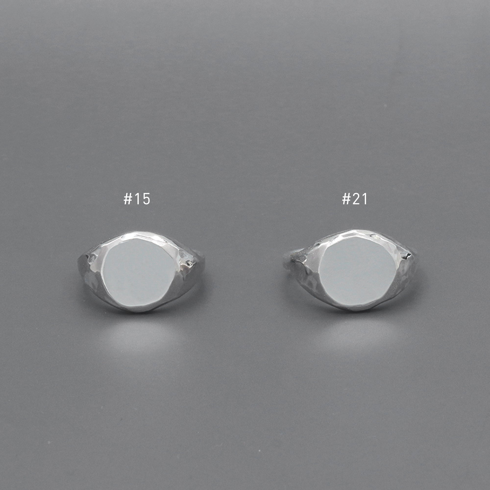 ファセット シグネット リング | Faceted signet ring