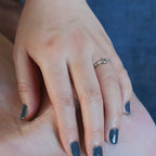 カーヴィー ストーン リング  | Curvy Stone Ring