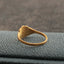 クラウド リング 11号 - マット / ガーネット / K18メッキ  | Cloud ring #11 - matte finish / garnet / 18K plating